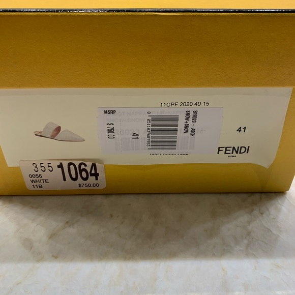 SOLD FENDI FF Flat Slide Mules - Picture 15 of 15